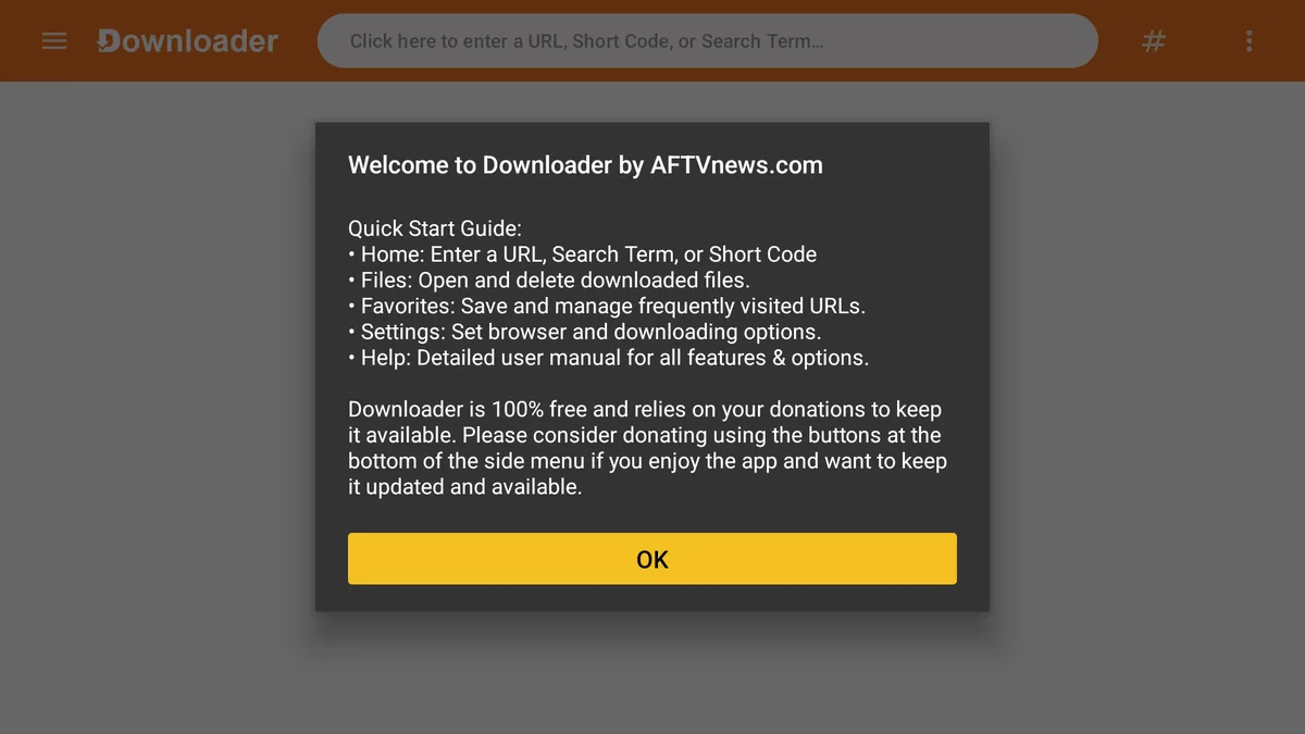 Downloader Quick Start Guide Downloader Quick Start Guide on Fire TV before entering the TiviMate code